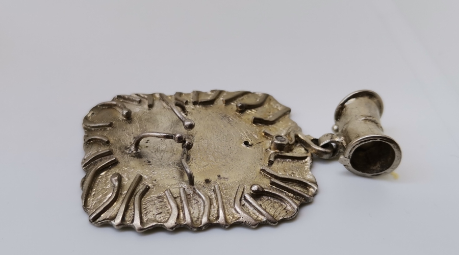 ÖZEL DİZAYN EL YAPIMI GÜMÜŞ KOLYE UCU