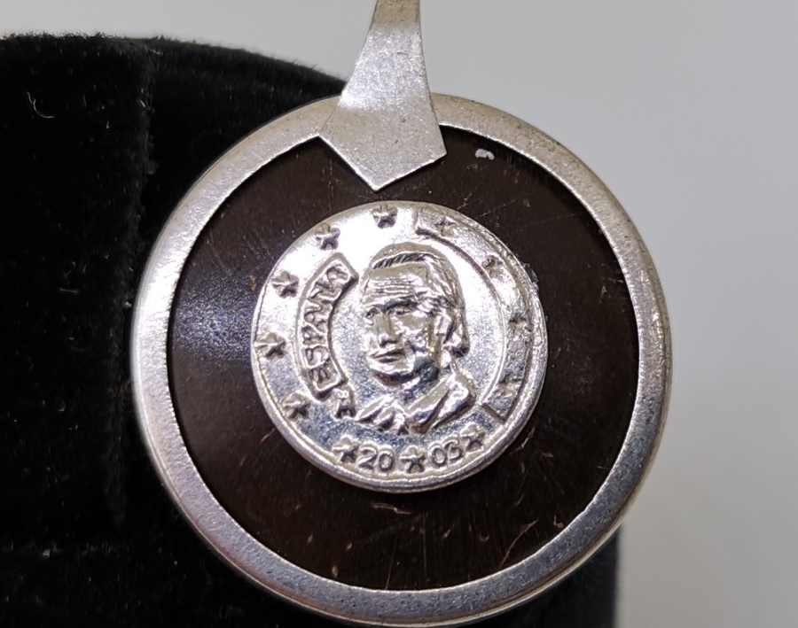 2003 TARİHLİ İSPANYA YAPIMI GÜMÜŞ KOLYE UCU