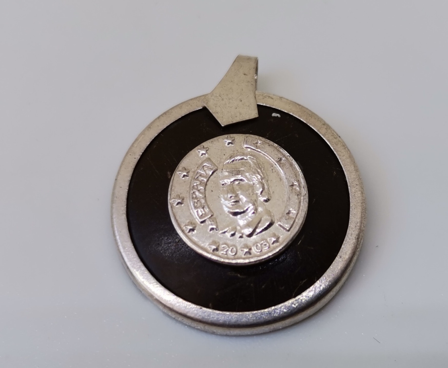 2003 TARİHLİ İSPANYA YAPIMI GÜMÜŞ KOLYE UCU