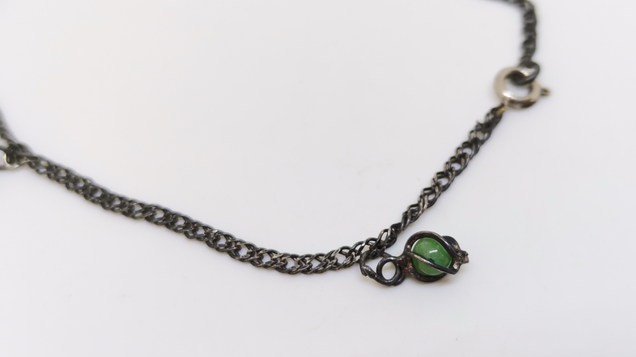 DOĞAL TAŞLI GÜMÜŞ HALHAL