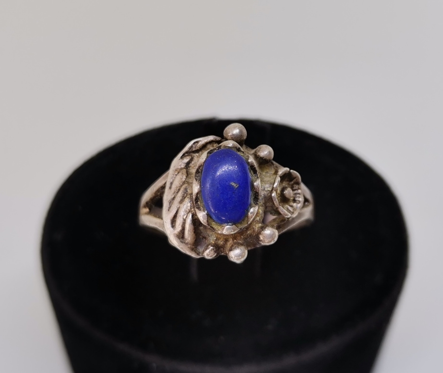 LAPİS TAŞLI GÜMÜŞ YÜZÜK