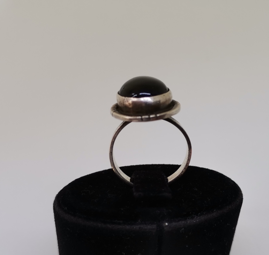 AKİK TAŞLI GÜMÜŞ YÜZÜK