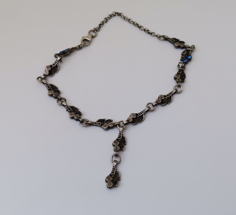 ÜZERİ TAŞLI GÜMÜŞ HALHAL