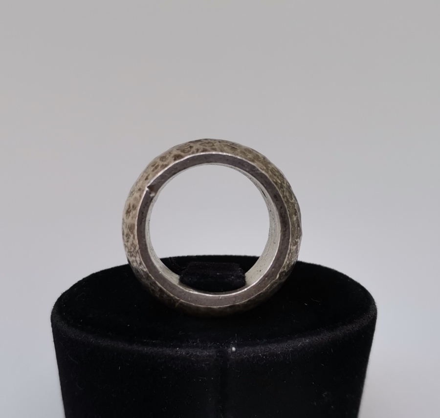 EL DÖVME GÜMÜŞTEN MAMUL ÖZEL YAPIM YÜZÜK