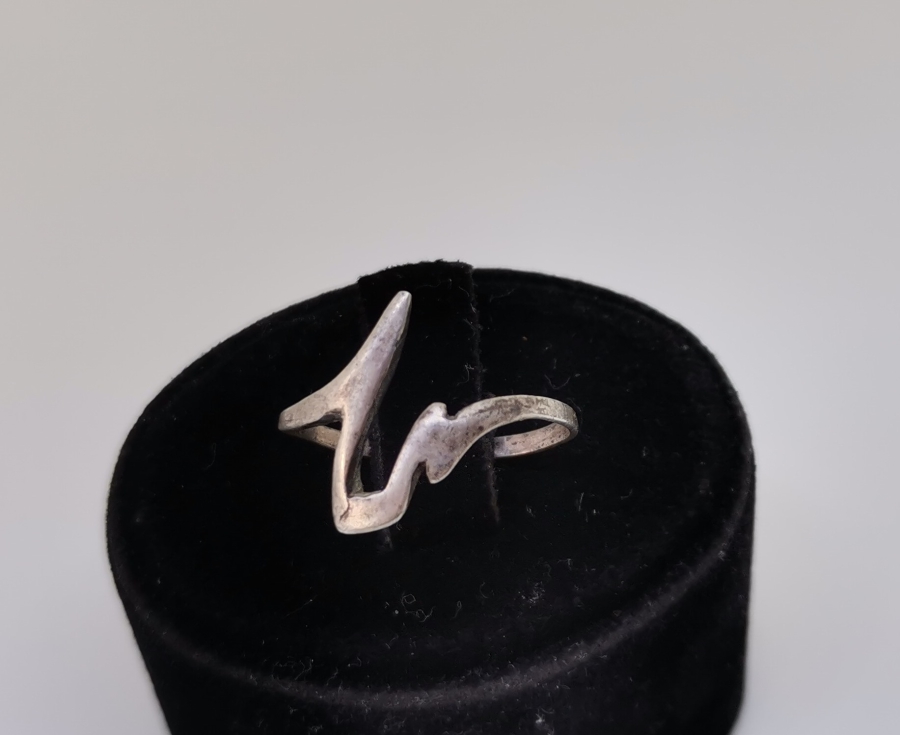 KALP RİTMİ GÖRSELLİ GÜMÜŞ YÜZÜK