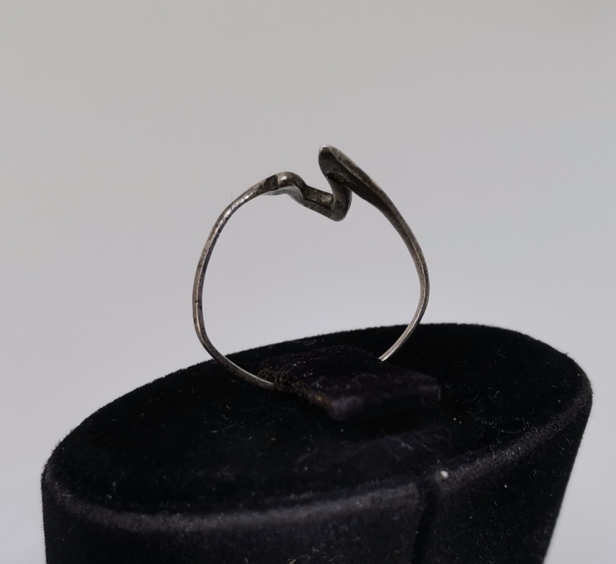 KALP RİTMİ GÖRSELLİ GÜMÜŞ YÜZÜK