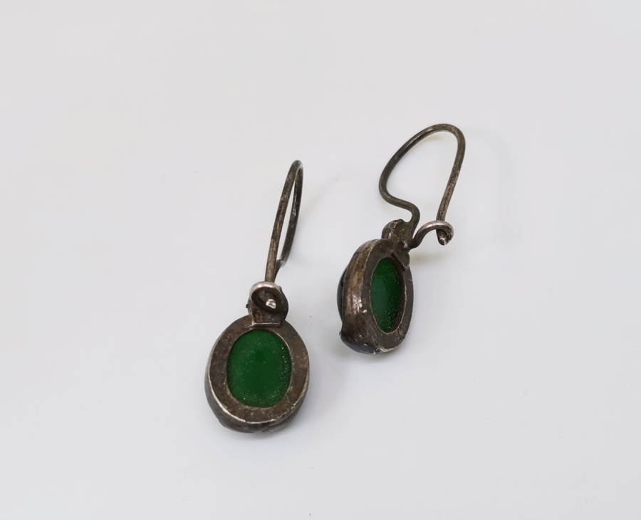 HARELİ AKİK GÜMÜŞ KÜPE