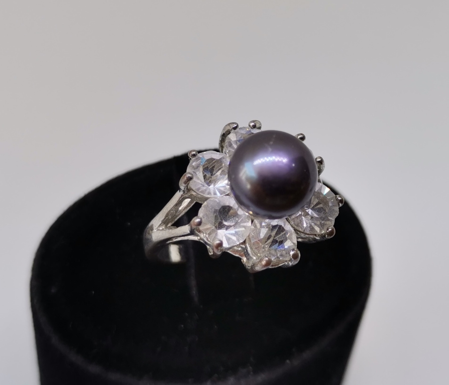 İNCİLİ GÜMÜŞ YÜZÜK