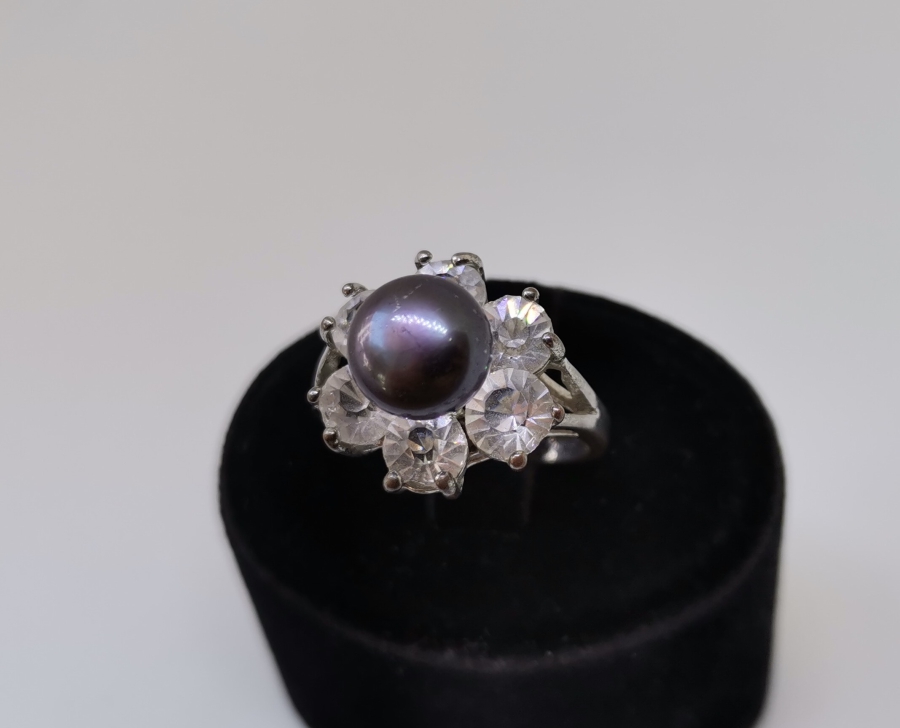 İNCİLİ GÜMÜŞ YÜZÜK