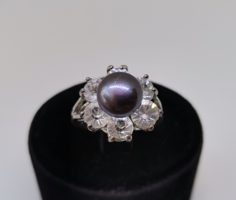 İNCİLİ GÜMÜŞ YÜZÜK