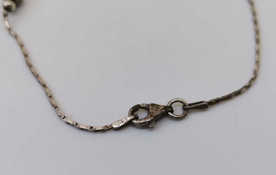 EL YAPIMI ANTİKA GÜMÜŞ BİLEKLİK