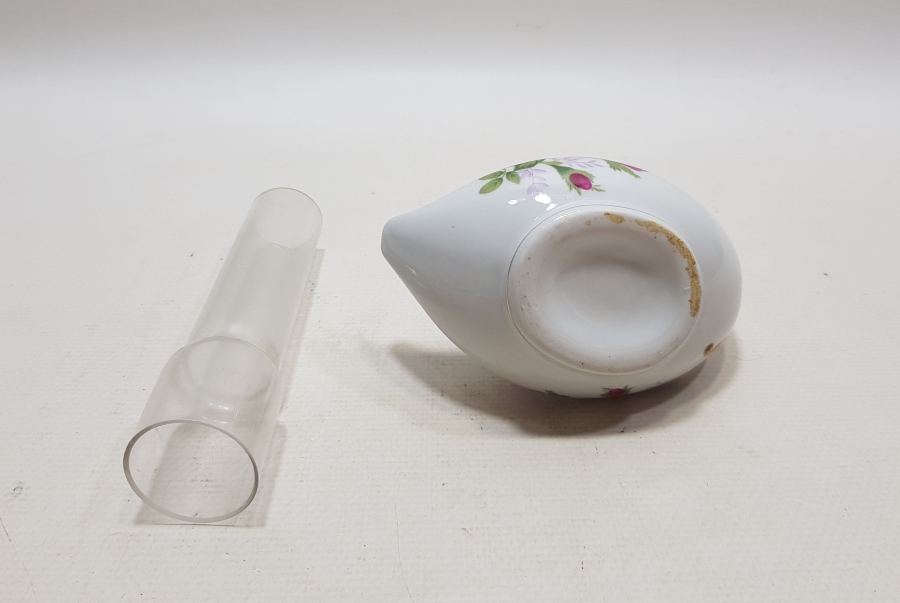 NADİR FORMDA ANTİKA PORSELEN GAZ LAMBASI