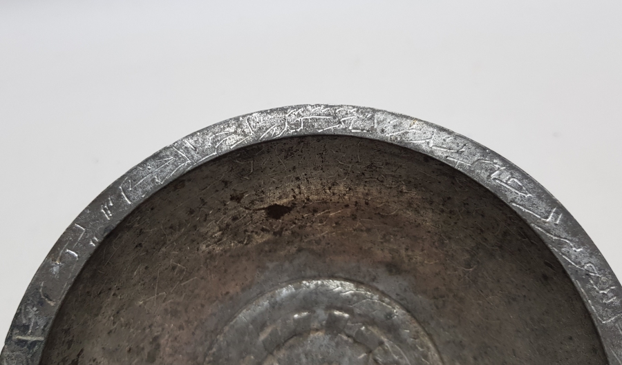 OSMANLI DÖNEMİ NADİR FORMDA EL YAPIMI DUA TASI