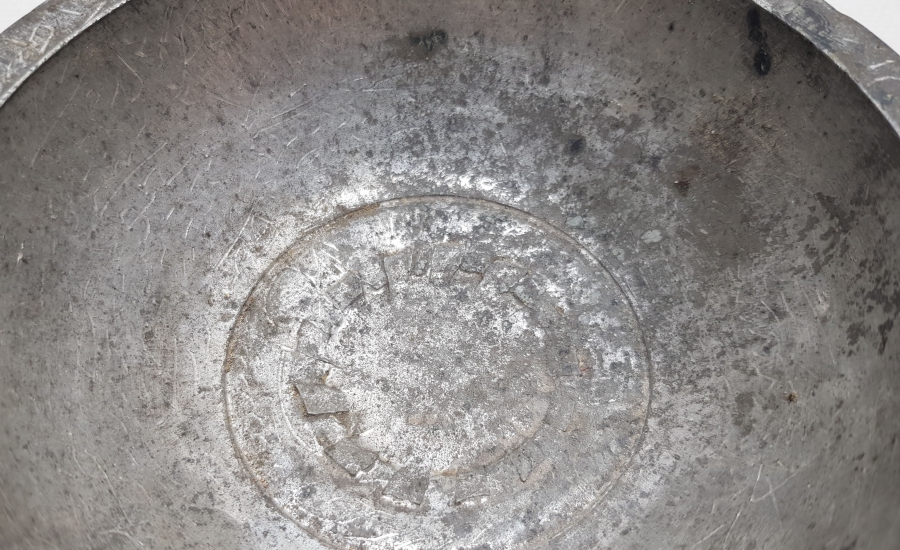 OSMANLI DÖNEMİ NADİR FORMDA EL YAPIMI DUA TASI