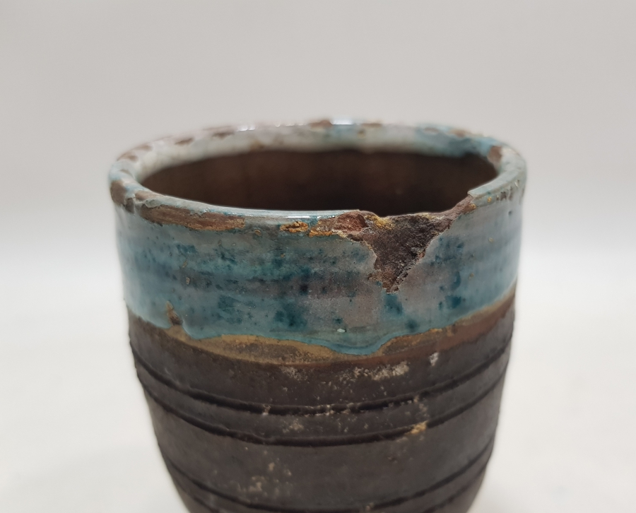 OSMANLI DÖNEMİ 1800 BAŞLARI NADİR RENKTE KÜTAHYA HAVAN