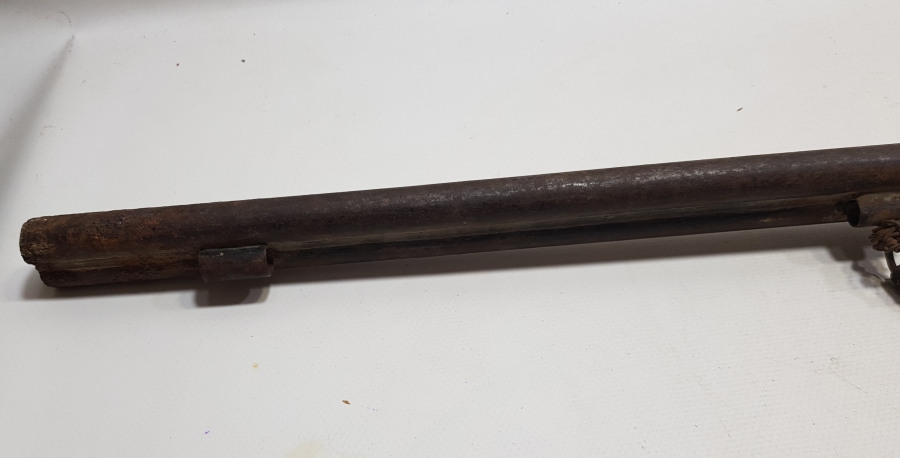 OSMANLI DÖNEMİ YÜKSEK KONDİSYONDA ÇİFTE DOLMA TÜFEK