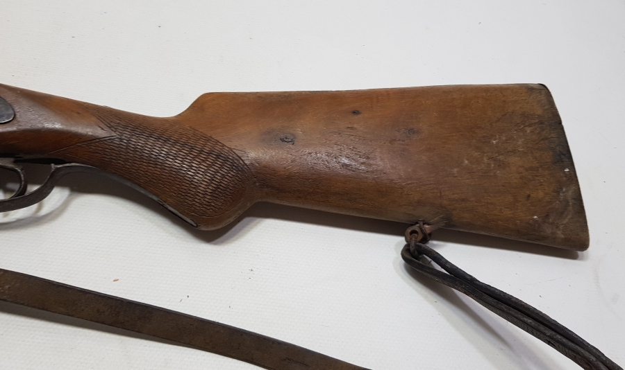 OSMANLI DÖNEMİ YÜKSEK KONDİSYONDA ÇİFTE DOLMA TÜFEK