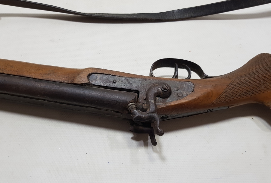 OSMANLI DÖNEMİ YÜKSEK KONDİSYONDA ÇİFTE DOLMA TÜFEK