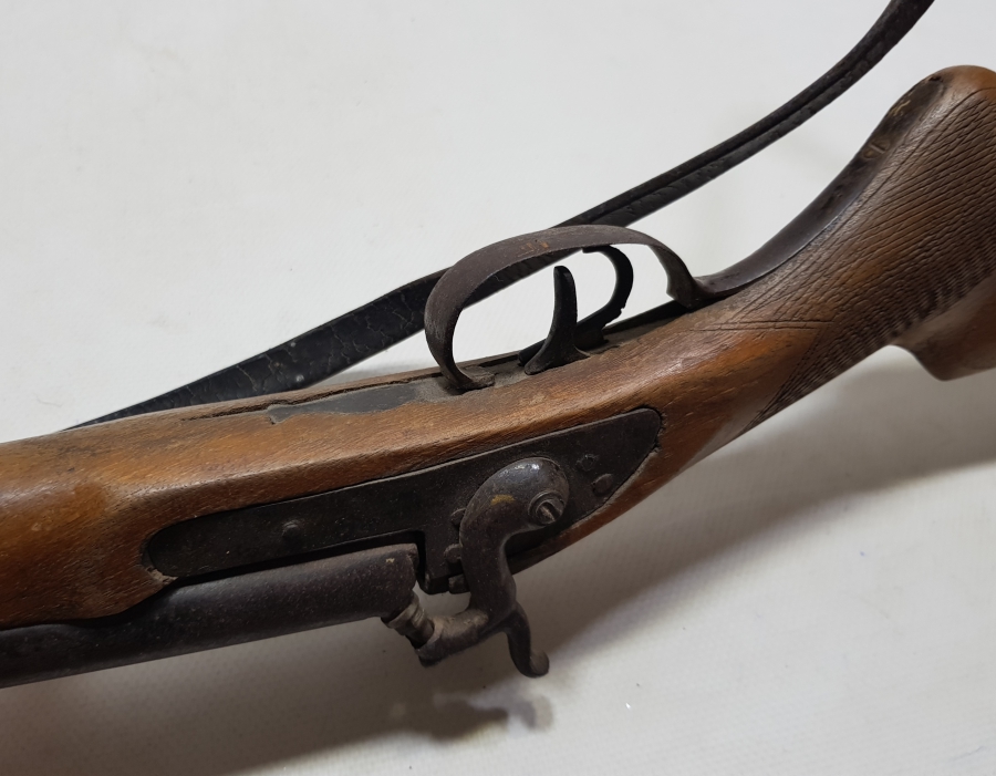 OSMANLI DÖNEMİ YÜKSEK KONDİSYONDA ÇİFTE DOLMA TÜFEK