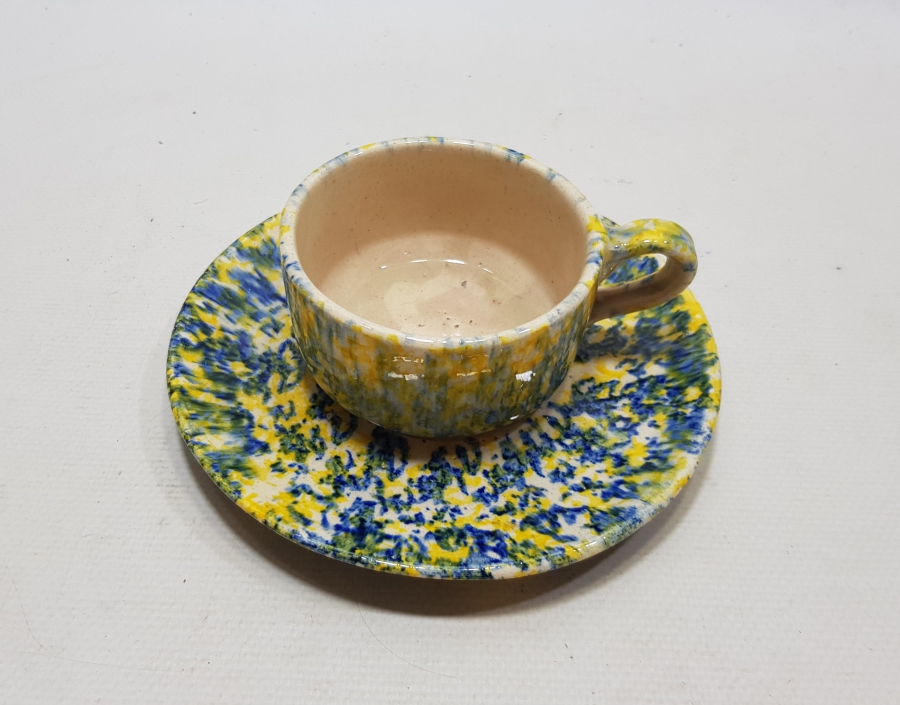 NADİR RENKTE KÜTAHYA KAHVE FİNCANI