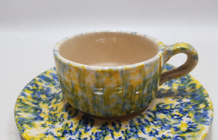 NADİR RENKTE KÜTAHYA KAHVE FİNCANI