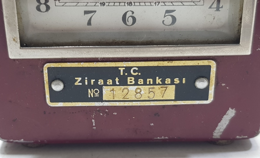 ANTİKA ZİRAAT BANKASI SAATLİ KUMBARA