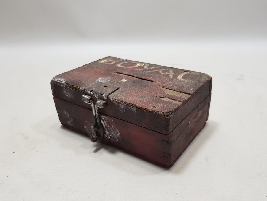 ANTİKA BOYACI PARA KUTUSU