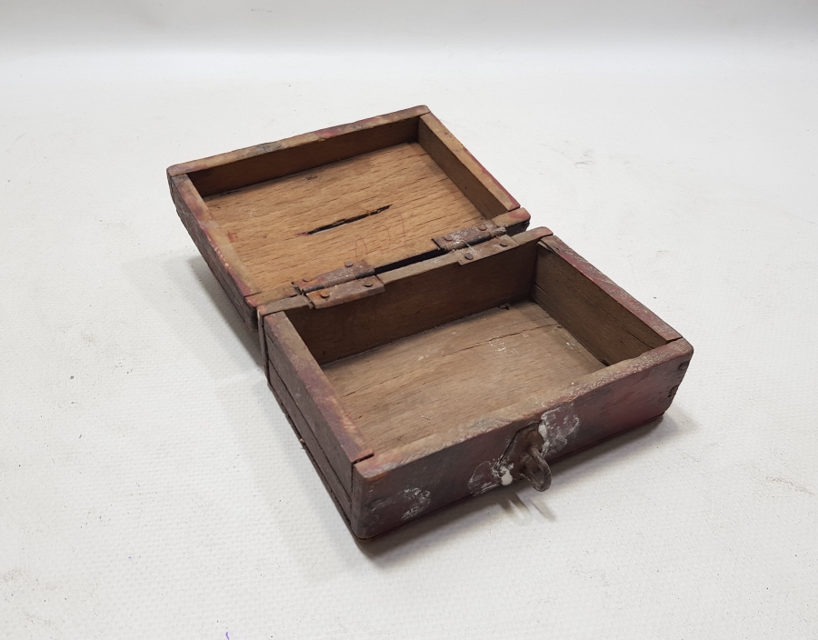 ANTİKA BOYACI PARA KUTUSU