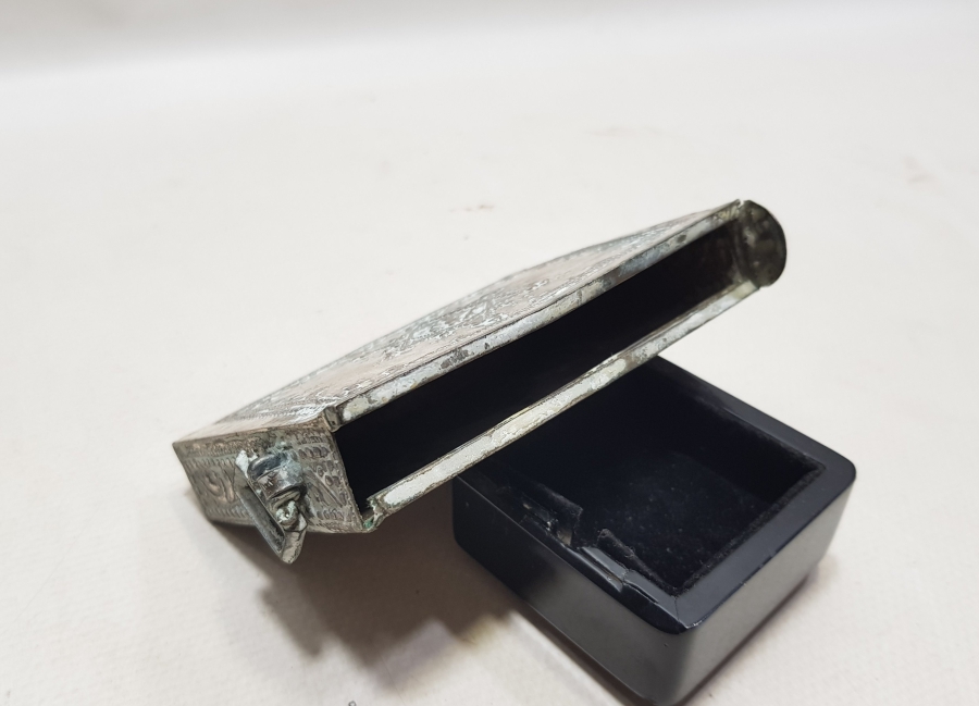 OSMANLI DÖNEMİ GÜMÜŞ ENAM-I ŞERİF KUTUSU