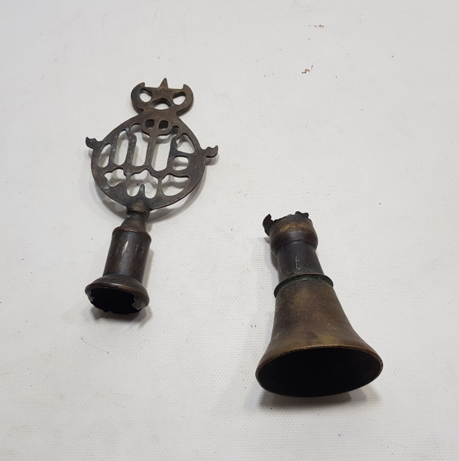 OSMANLI DÖNEMİ AY YILDIZLI BRONZ ALEM