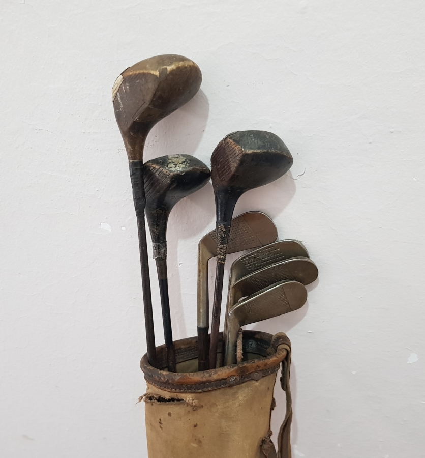 1900 BAŞLARI İNGİLİZ YAPIMI EKSİKSİZ GOLF TAKIMI