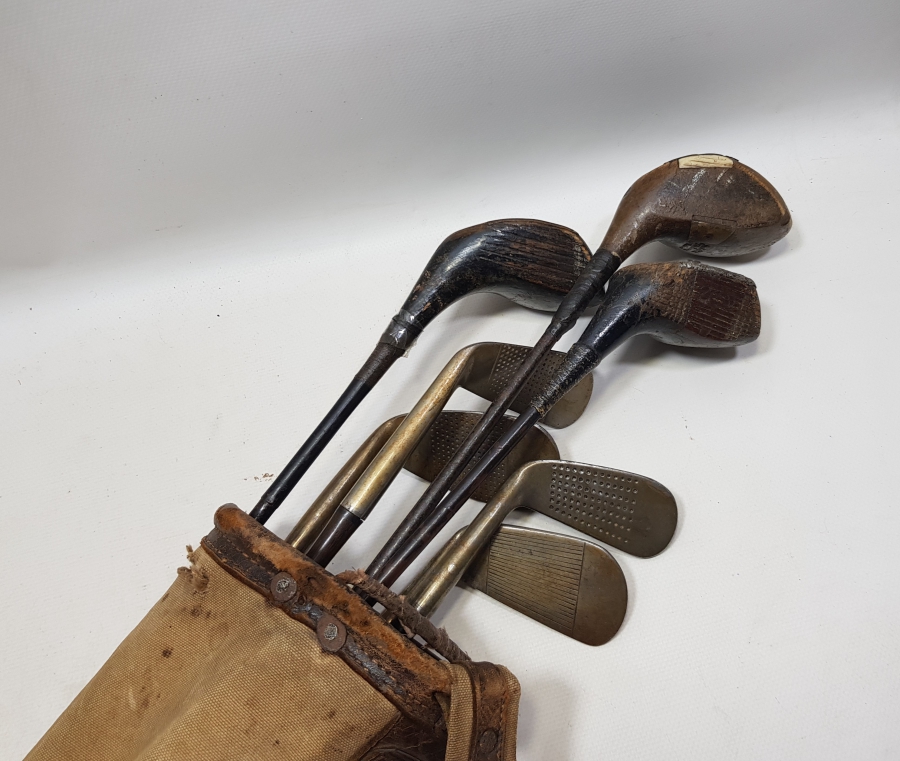 1900 BAŞLARI İNGİLİZ YAPIMI EKSİKSİZ GOLF TAKIMI