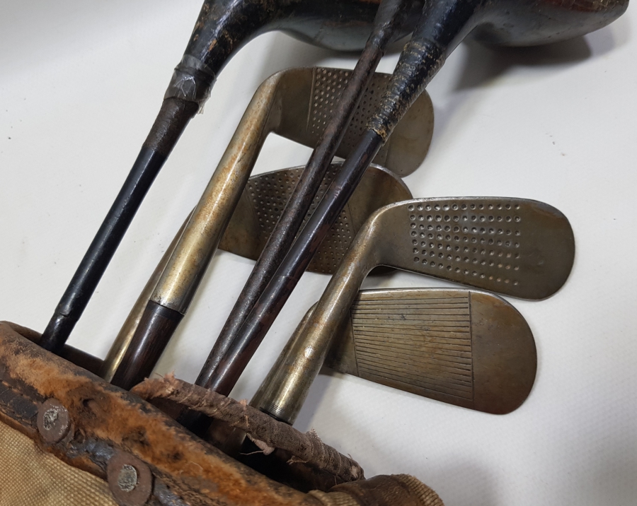 1900 BAŞLARI İNGİLİZ YAPIMI EKSİKSİZ GOLF TAKIMI