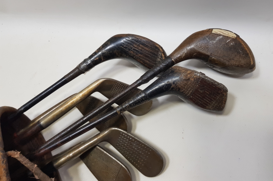 1900 BAŞLARI İNGİLİZ YAPIMI EKSİKSİZ GOLF TAKIMI