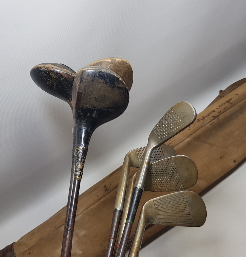 1900 BAŞLARI İNGİLİZ YAPIMI EKSİKSİZ GOLF TAKIMI