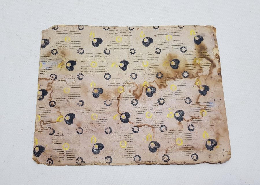 OSMANLI DÖNEMİ PRİMİTİF FORMDA YAPILMIŞ EL YAZMA İCAZETNAME