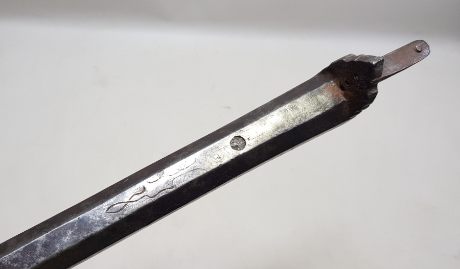 ÜZERİ İŞLEMELİ VE USTA DAMGALI ŞEŞHANE MODEL OSMANLI DÖNEMİ KALE TÜFEĞİ NAMLUSU