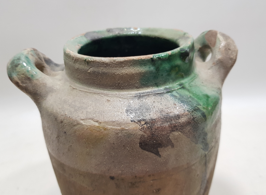 OSMANLI DÖNEMİ ÇİFT KULPLU ÇANAKKALE İŞİ NADİR BAL KÜPÜ