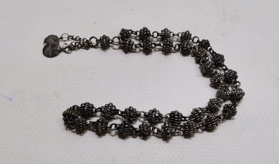 TAMAMI EL YAPIMI DİYARBAKIR İŞİ TELKARİ İŞÇİLİKLİ ERMENİ GERDANLIK