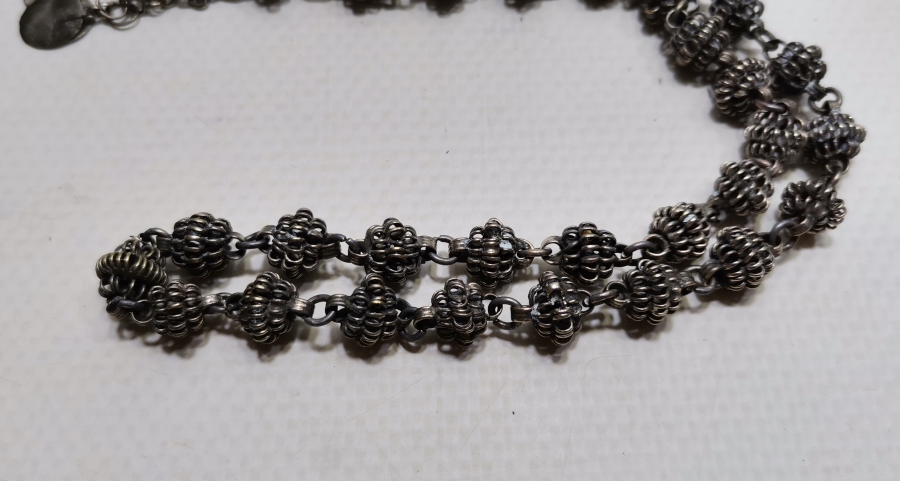 TAMAMI EL YAPIMI DİYARBAKIR İŞİ TELKARİ İŞÇİLİKLİ ERMENİ GERDANLIK