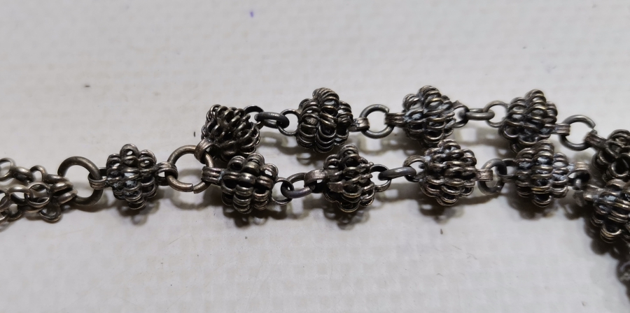 TAMAMI EL YAPIMI DİYARBAKIR İŞİ TELKARİ İŞÇİLİKLİ ERMENİ GERDANLIK