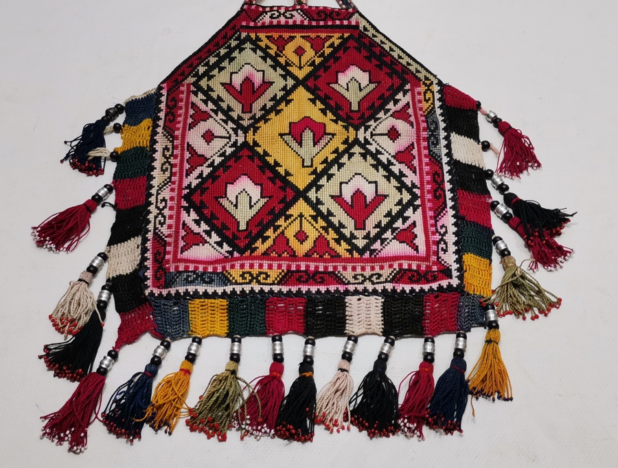 OSMANLI DÖNEMİ ÇOK NADİR YÖRÜK İŞİ KIZ ÖNLÜĞÜ - GELİN ÖNLÜĞÜ