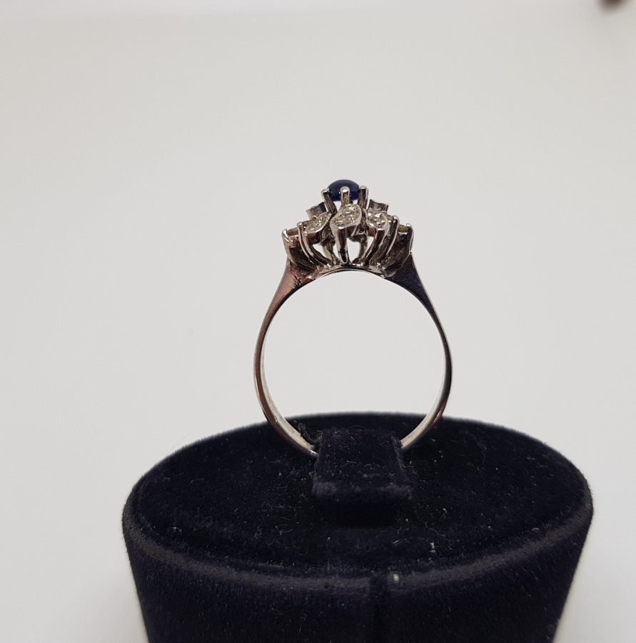 AMETİST VE PIRLANTA TAŞLI ÇİÇEK MODEL YÜZÜK