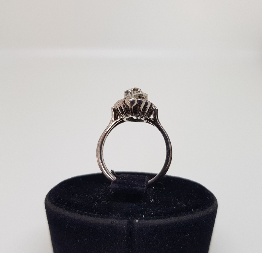 AVRUPA MEKİK MODELİ PIRLANTA TAŞLI YÜZÜK