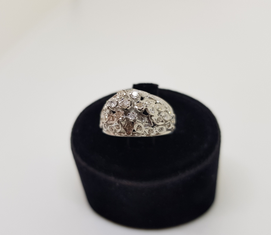 PIRLANTA TAŞLI BÜYÜK BOY YÜZÜK