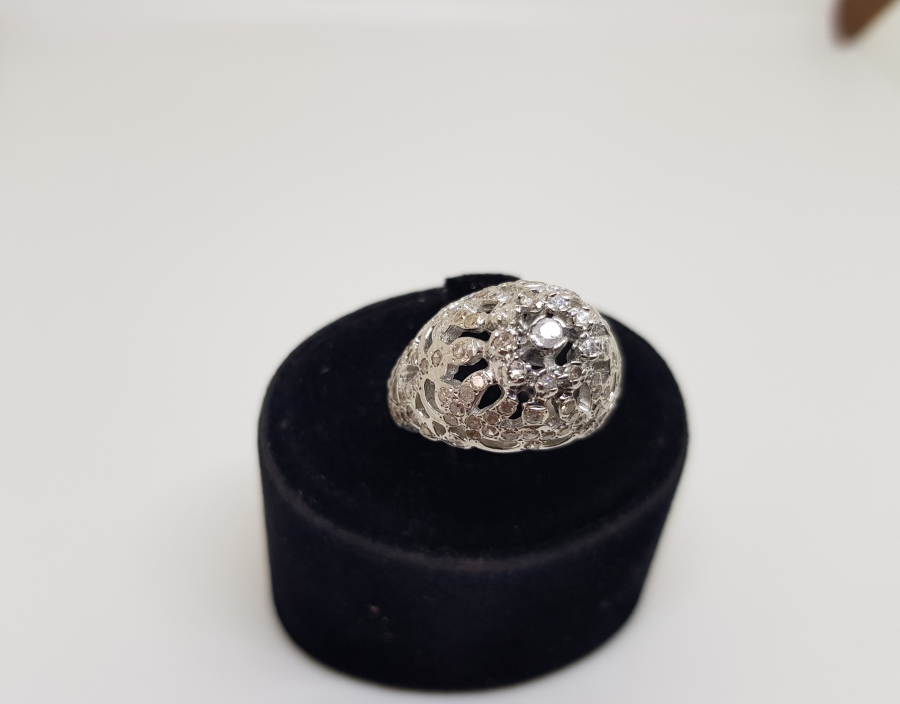 PIRLANTA TAŞLI KUBBELİ MODEL YÜZÜK