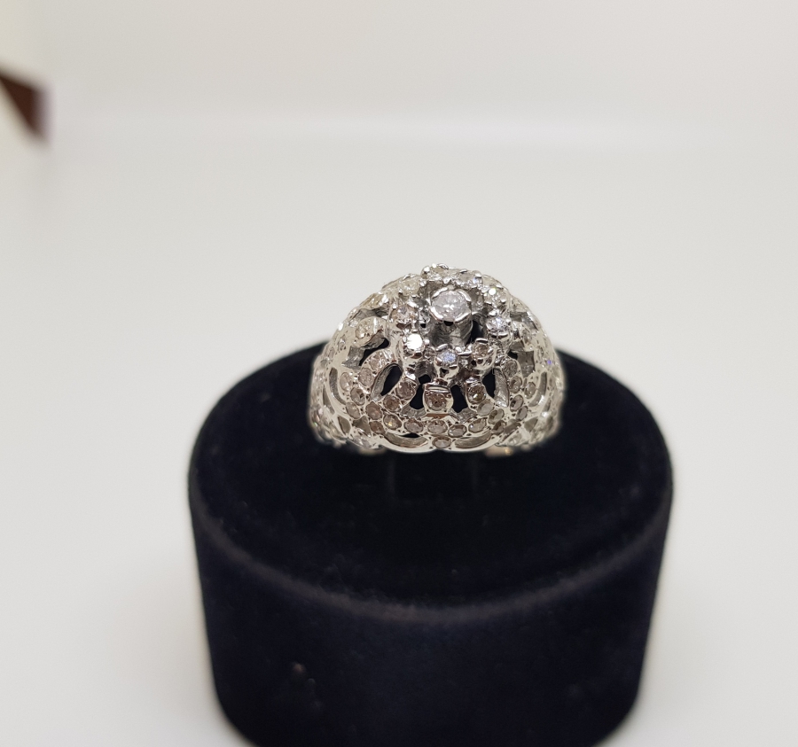 PIRLANTA TAŞLI KUBBELİ MODEL YÜZÜK