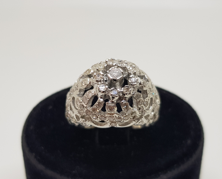 PIRLANTA TAŞLI KUBBELİ MODEL YÜZÜK