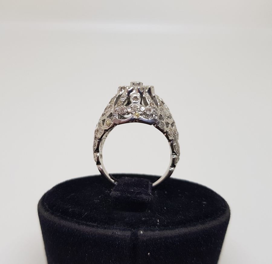 PIRLANTA TAŞLI KUBBELİ MODEL YÜZÜK