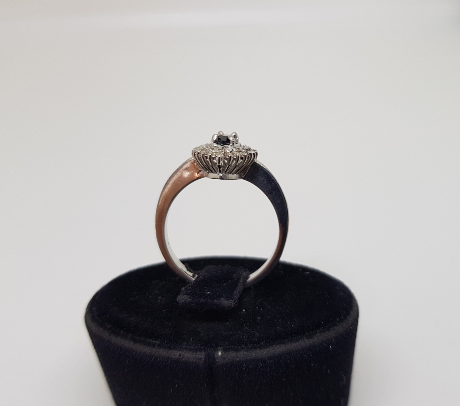 GRANAT VE PIRLANTA TAŞLI YÜZÜK